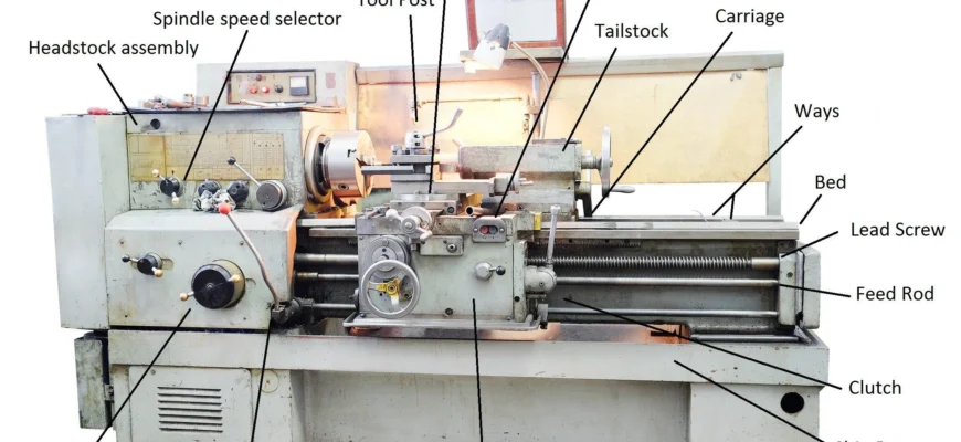 parts of a lathe